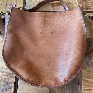 Madewell Tan Leather crossbody bag